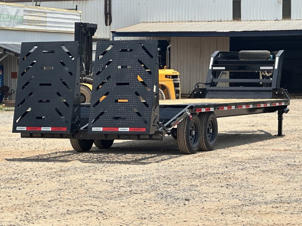 26' FTZ GN Deckover (2) 7K Axles - Monster Ramps - Super Single Deckover/Deckover Trailers - Stryker Dealership Group