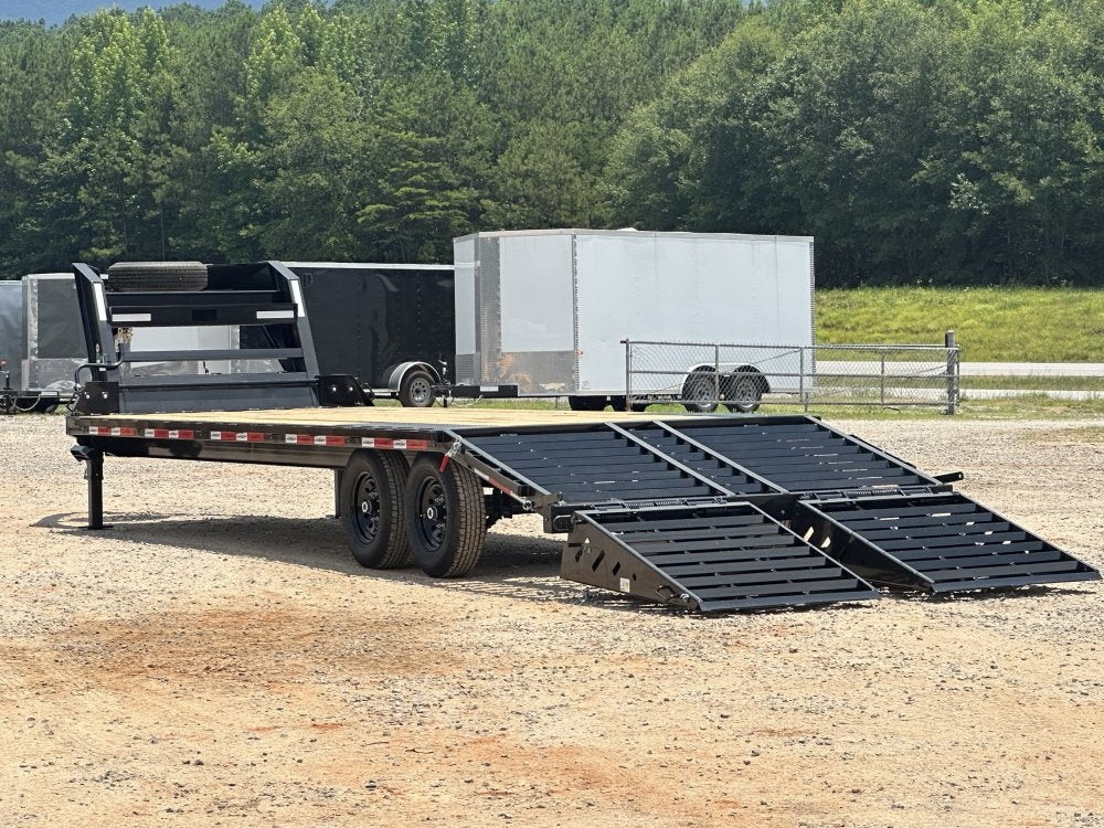 26' FTZ GN Deckover (2) 7K Axles - Monster Ramps - Super Single Deckover/Deckover Trailers - Stryker Dealership Group