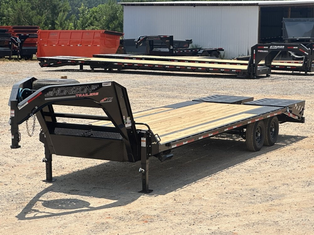 26' FTZ GN Deckover (2) 7K Axles - Monster Ramps - Super Single Deckover/Deckover Trailers - Stryker Dealership Group