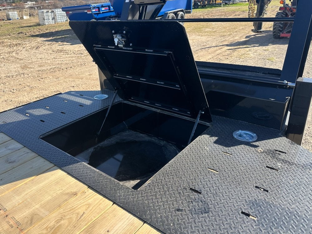 26' HEH Gooseneck Equipment Trailer (2) 10K Axles, Drive Over Fenders, 3' Dove W/ Mountain Ramps - Equipment Trailers - Stryker Dealership Group