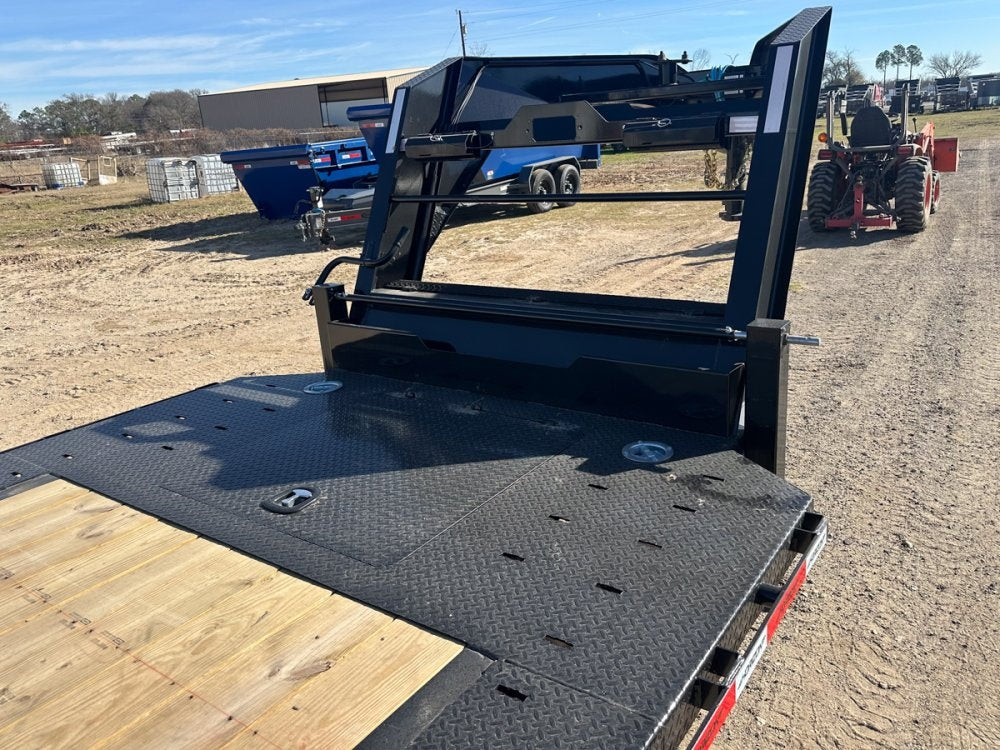 26' HEH Gooseneck Equipment Trailer (2) 10K Axles, Drive Over Fenders, 3' Dove W/ Mountain Ramps - Equipment Trailers - Stryker Dealership Group