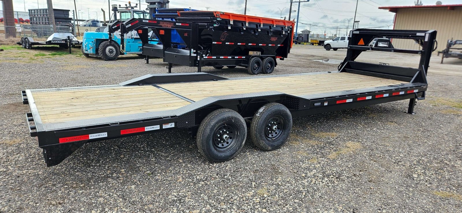 26' LDX Equipment Hauler 102" Wide (2) 7k Axles Straight Deck Slide Out Ramps 113318 - Equipment Trailers - Stryker Dealership Group