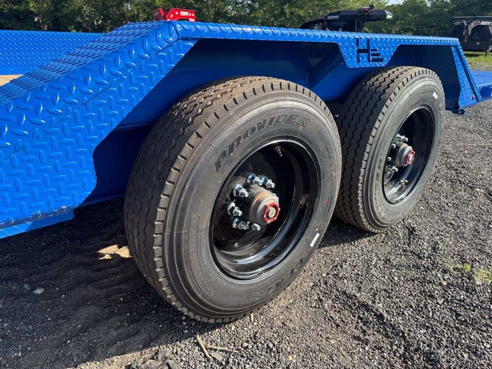 26' Tilt Equipment Trailer Gooseneck 102" Wide (2) 10K Axles - Equipment Trailers - Stryker Dealership Group