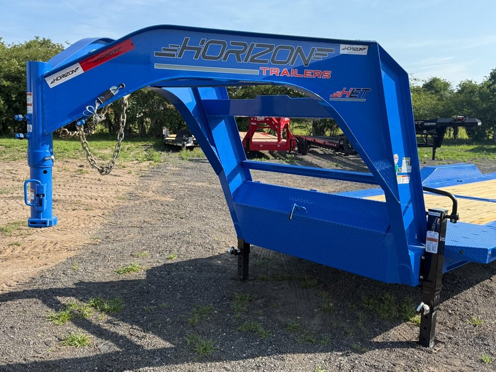 26' Tilt Equipment Trailer Gooseneck 102" Wide (2) 10K Axles - Equipment Trailers - Stryker Dealership Group