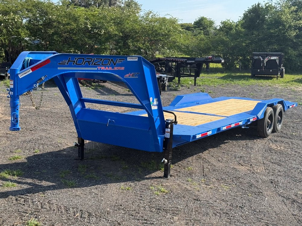26' Tilt Equipment Trailer Gooseneck 102" Wide (2) 10K Axles - Equipment Trailers - Stryker Dealership Group
