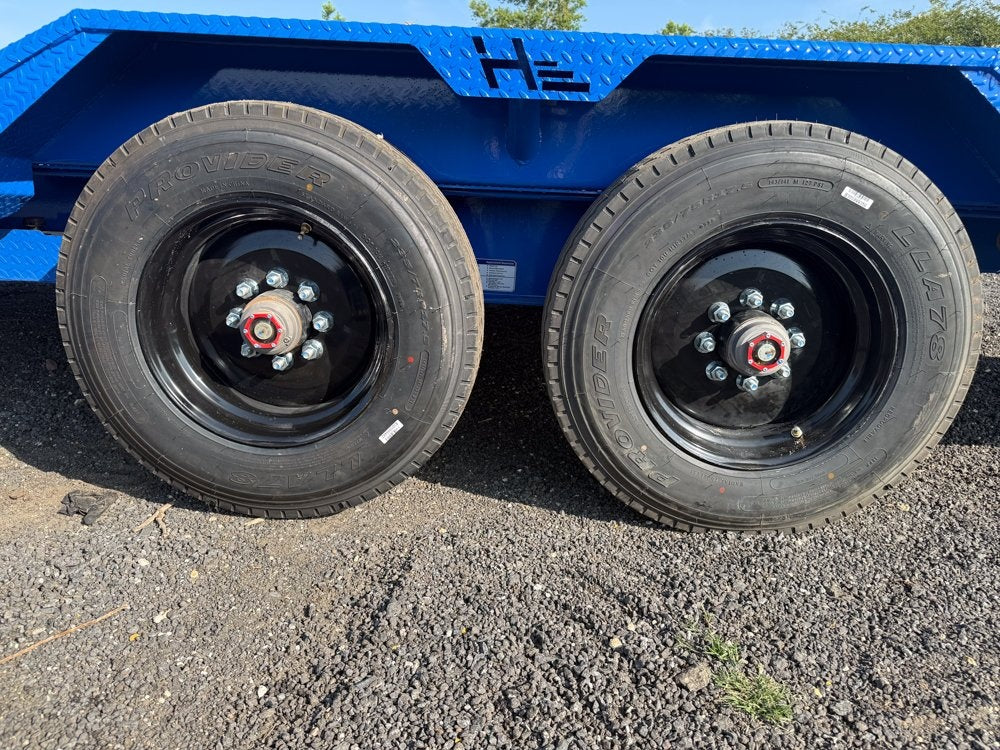 26' Tilt Equipment Trailer Gooseneck 102" Wide (2) 10K Axles - Equipment Trailers - Stryker Dealership Group