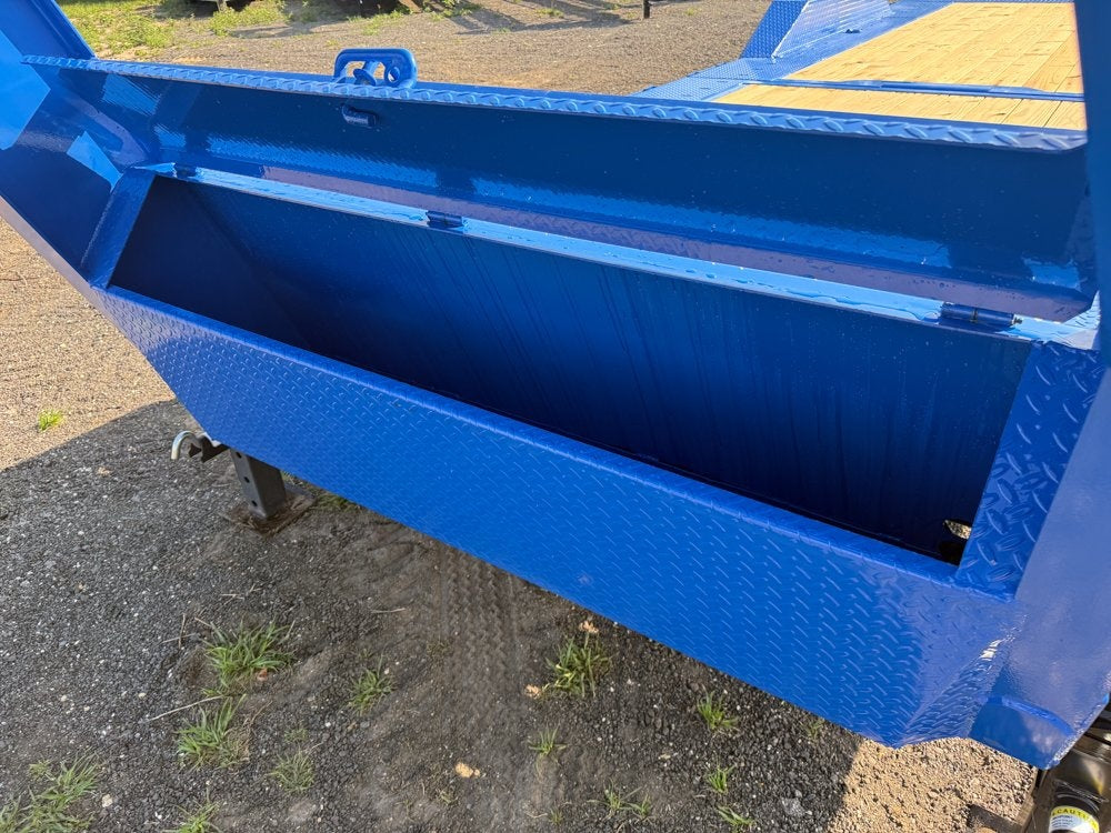 26' Tilt Equipment Trailer Gooseneck 102" Wide (2) 10K Axles - Equipment Trailers - Stryker Dealership Group
