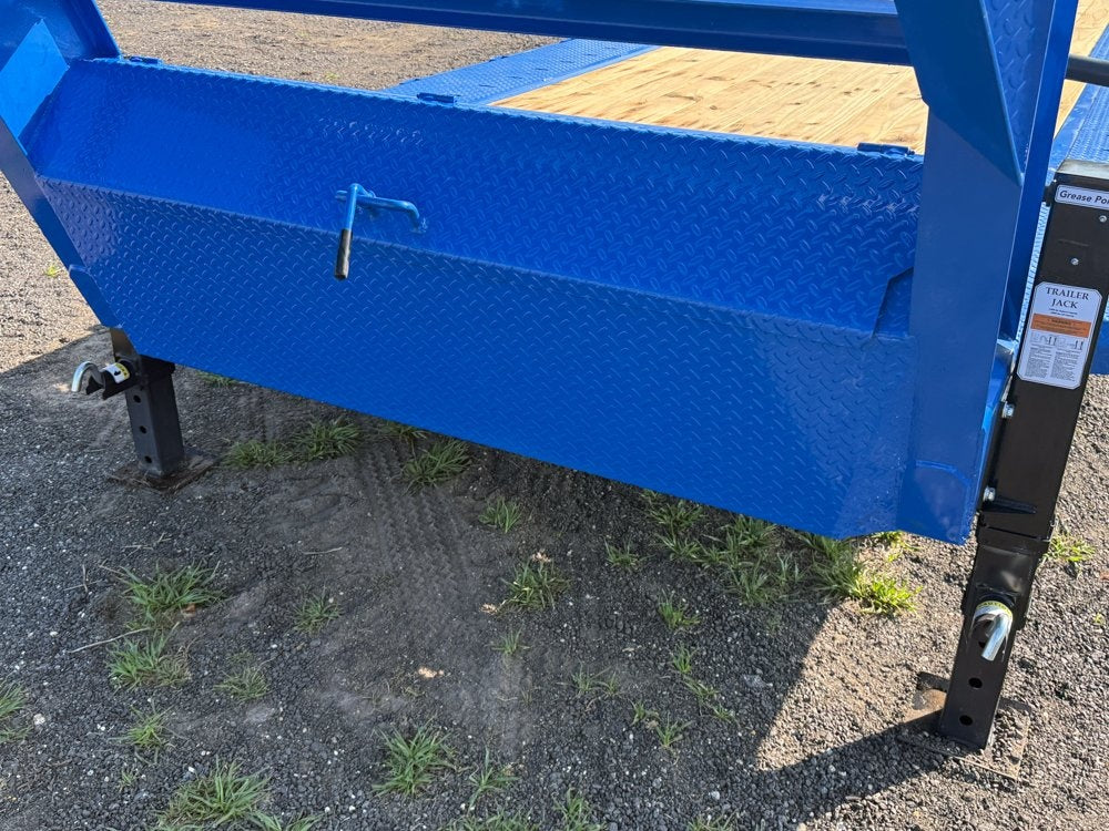 26' Tilt Equipment Trailer Gooseneck 102" Wide (2) 10K Axles - Equipment Trailers - Stryker Dealership Group