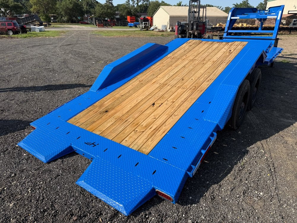 26' Tilt Equipment Trailer Gooseneck 102" Wide (2) 10K Axles - Equipment Trailers - Stryker Dealership Group