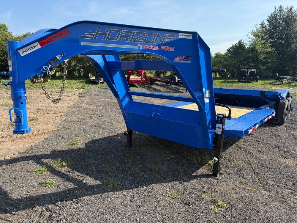 26' Tilt Equipment Trailer Gooseneck 102" Wide (2) 10K Axles - Equipment Trailers - Stryker Dealership Group