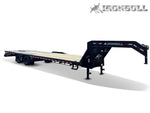 30' Iron Bull FLG Gooseneck Deckover Trailer Mega Ramps - (2) 10,000 lb Axles 914366