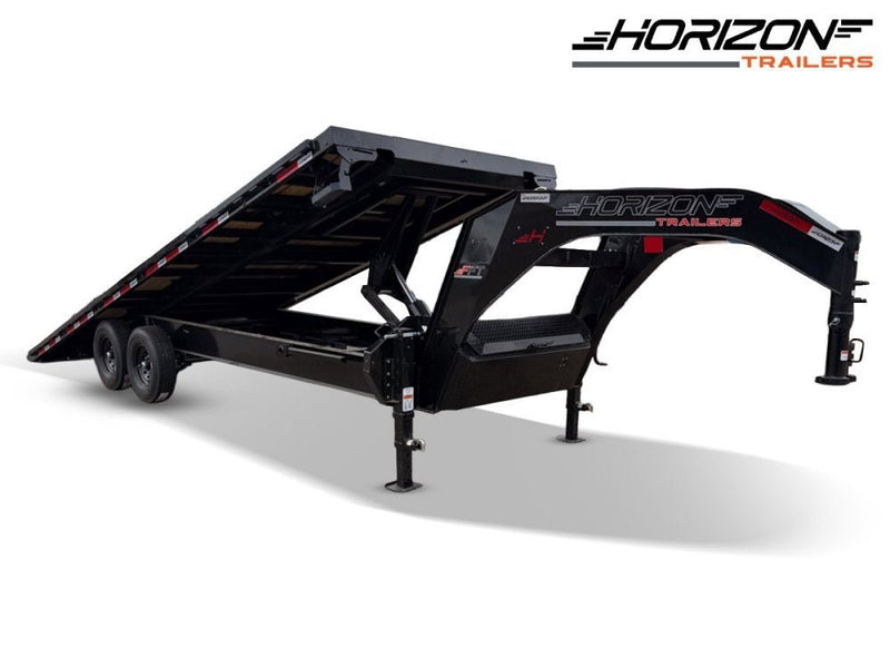 28' Horizon FFT Gooseneck Full Deckover Tilt Trailer - (2) 10K Axles 016920 - Stryker Dealership Group