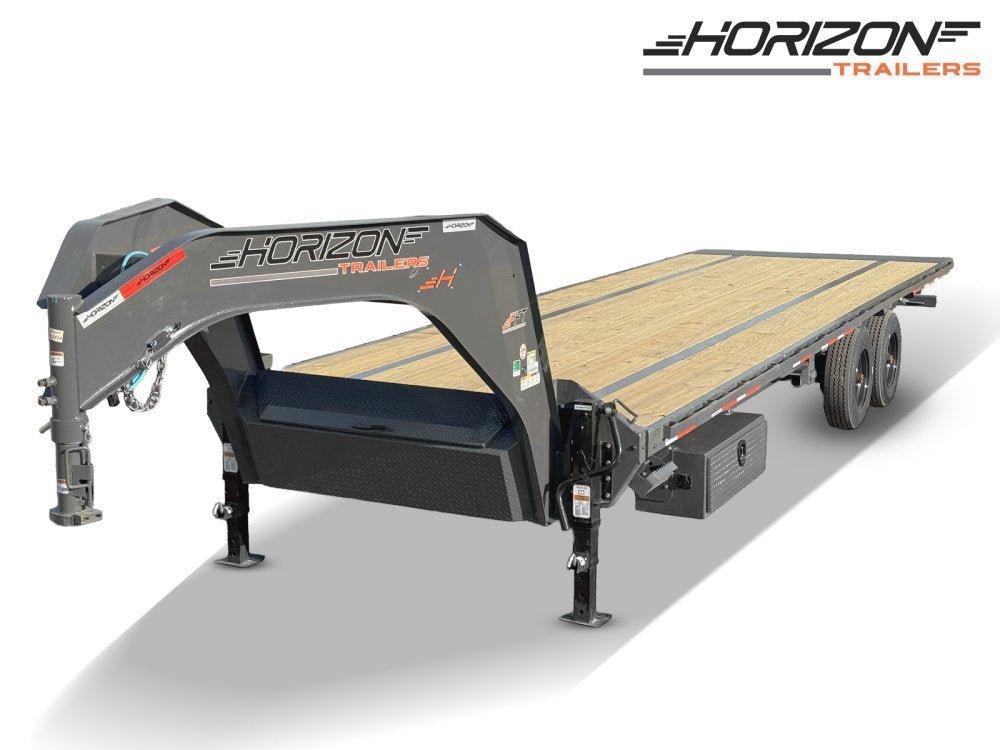 28' Horizon FFT Gooseneck Full Deckover Tilt Trailer - (2) 10K Axles 016934 - Stryker Dealership Group