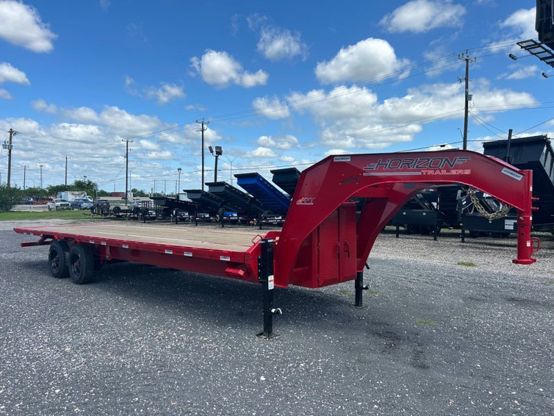 28' Horizon FFT Gooseneck Full Deckover Tilt Trailer - (2) 10K Axles 016937 - Stryker Dealership Group