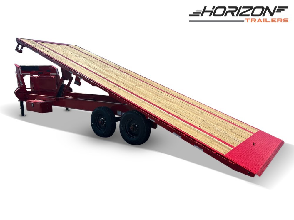 28' Horizon FFT Gooseneck Full Deckover Tilt Trailer - (2) 10K Axles 016937 - Stryker Dealership Group