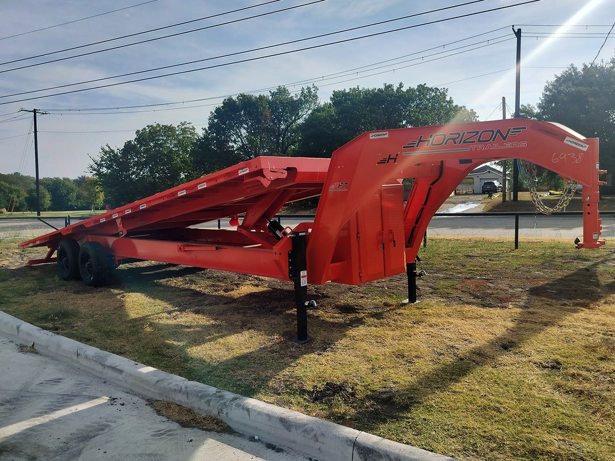 28' Horizon FFT Gooseneck Full Deckover Tilt Trailer - (2) 10K Axles 016938 - Stryker Dealership Group