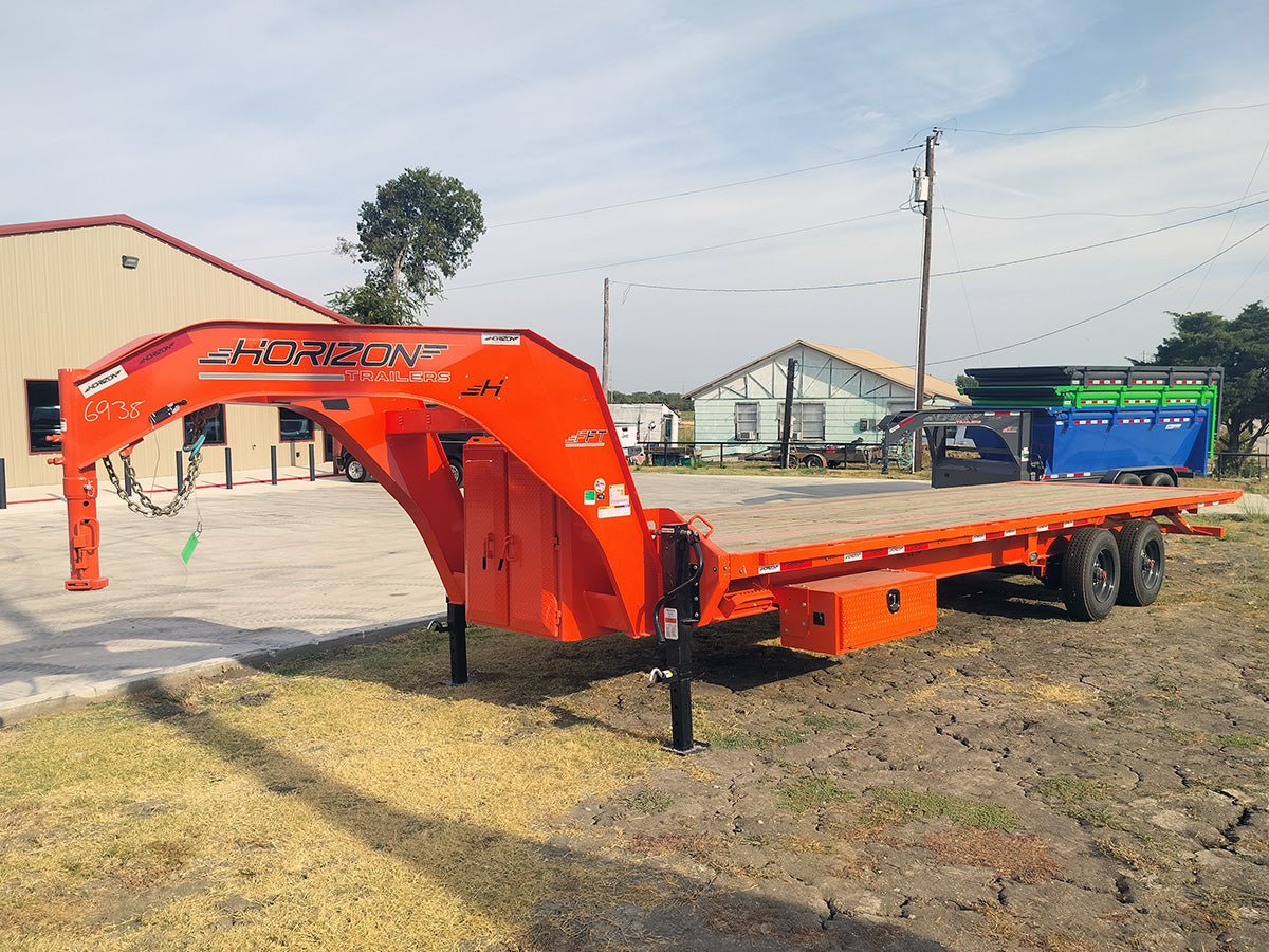 28' Horizon FFT Gooseneck Full Deckover Tilt Trailer - (2) 10K Axles 016938 - Stryker Dealership Group