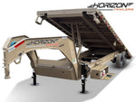 28' Horizon FFT Gooseneck Full Deckover TIlt Trailer - (2) 10K Axles 16930 - Stryker Dealership Group