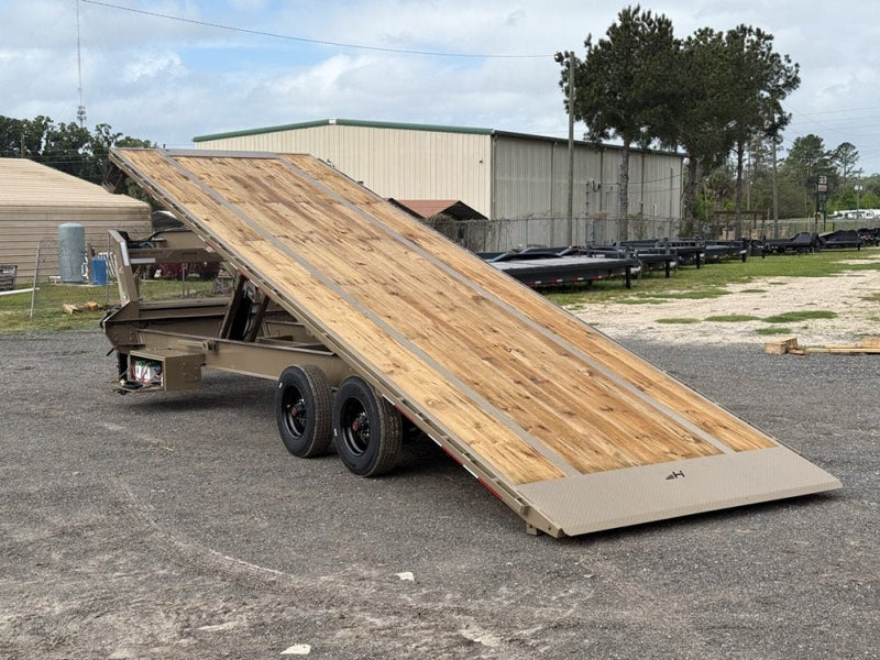 28' Horizon FFT Gooseneck Full Deckover TIlt Trailer - (2) 10K Axles 16930 - Stryker Dealership Group