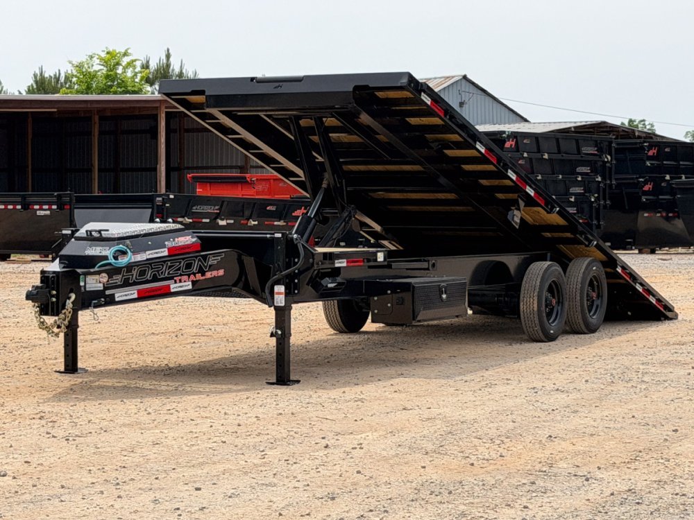 28' Horizon FTS Bumper Pull Hydraulic Deckover Tilt Trailer - 10K Axles 15102 - Stryker Dealership Group
