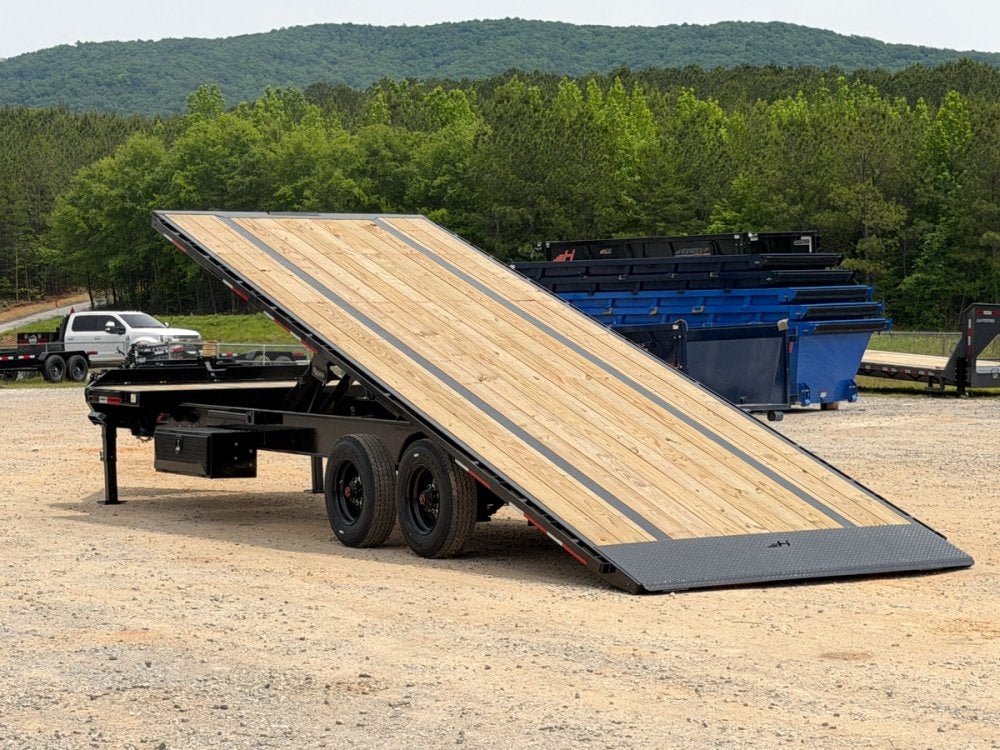 28' Horizon FTS Bumper Pull Hydraulic Deckover Tilt Trailer - 10K Axles 15102 - Stryker Dealership Group