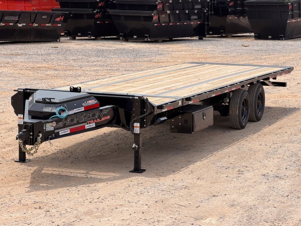 28' Horizon FTS Bumper Pull Hydraulic Deckover Tilt Trailer - 10K Axles 15102 - Stryker Dealership Group