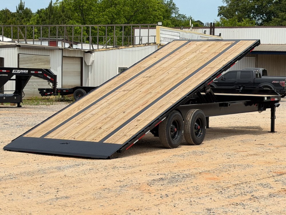 28' Horizon FTS Bumper Pull Hydraulic Deckover Tilt Trailer - 10K Axles 15102 - Stryker Dealership Group