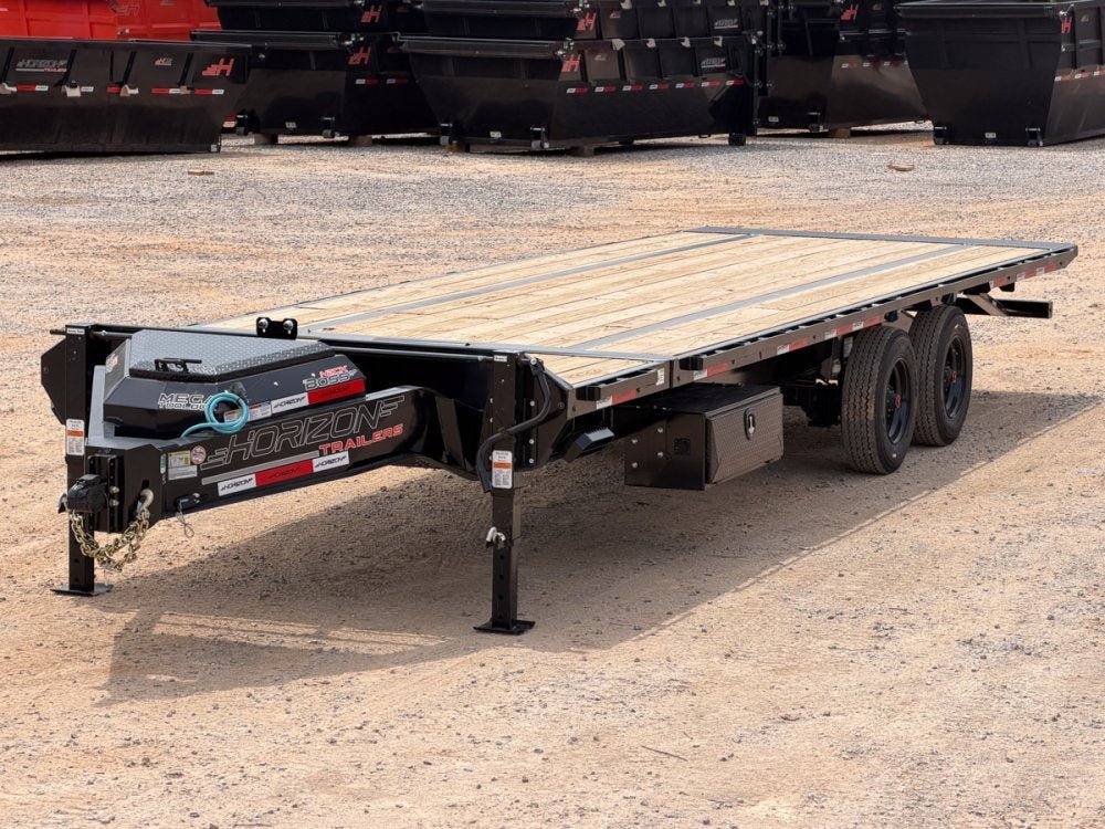 28' Horizon FTS Bumper Pull Hydraulic Deckover Tilt Trailer - 10K Axles 15102 - Stryker Dealership Group