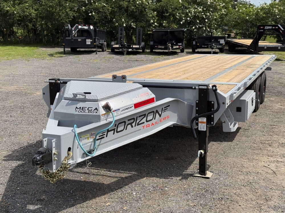 28' Horizon FTS Bumper Pull Hydraulic Deckover Tilt Trailer - (2) 10K Axles 014216 - Stryker Dealership Group