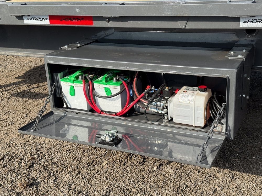 28' Horizon FTS Gooseneck Hydraulic Deckover Tilt Trailer - 10K Axles 015107 - Stryker Dealership Group