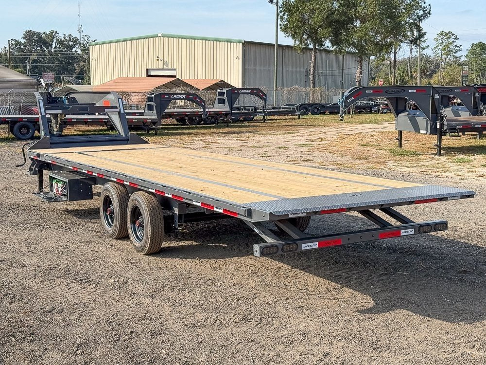 28' Horizon FTS Gooseneck Hydraulic Deckover Tilt Trailer - 10K Axles 015107 - Stryker Dealership Group