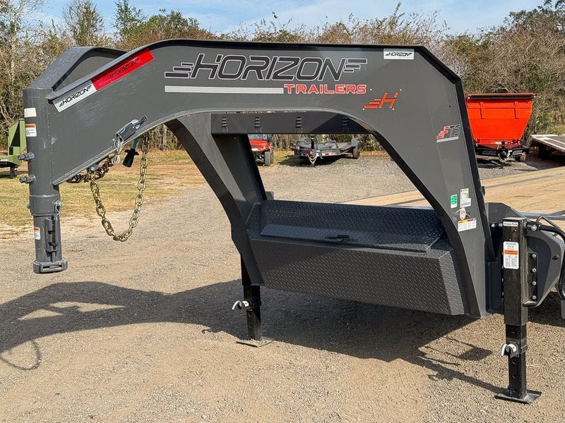 28' Horizon FTS Gooseneck Hydraulic Deckover Tilt Trailer - 10K Axles 015107 - Stryker Dealership Group