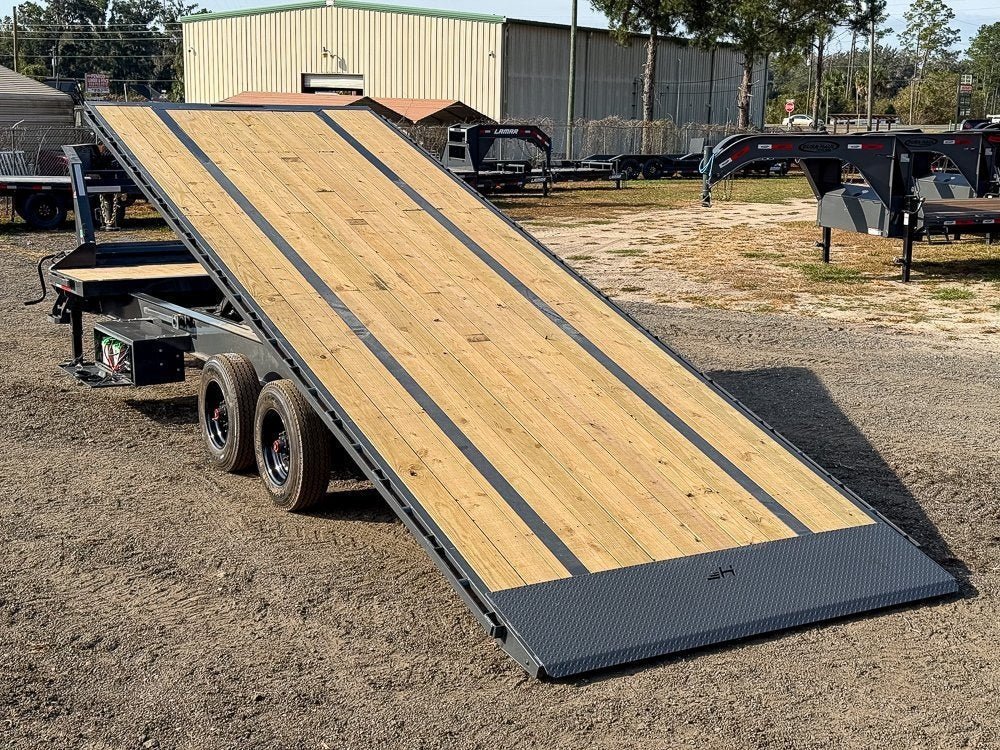 28' Horizon FTS Gooseneck Hydraulic Deckover Tilt Trailer - 10K Axles 015107 - Stryker Dealership Group