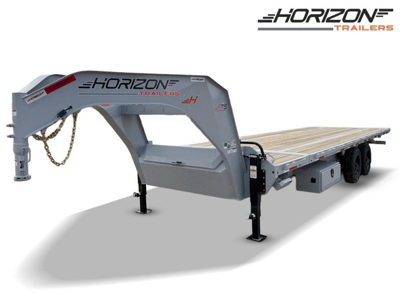 28' Horizon FTS Gooseneck Hydraulic Deckover Tilt Trailer - 10K Axles 015109 - Stryker Dealership Group