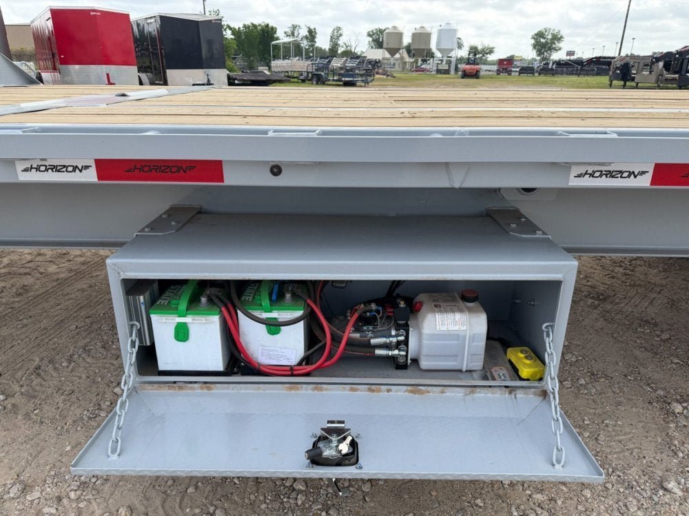 28' Horizon FTS Gooseneck Hydraulic Deckover Tilt Trailer - 10K Axles 015109 - Stryker Dealership Group