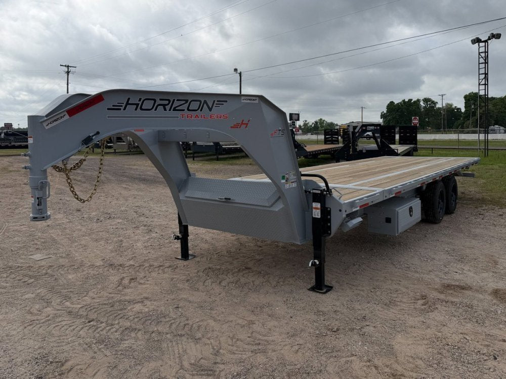 28' Horizon FTS Gooseneck Hydraulic Deckover Tilt Trailer - 10K Axles 015109 - Stryker Dealership Group