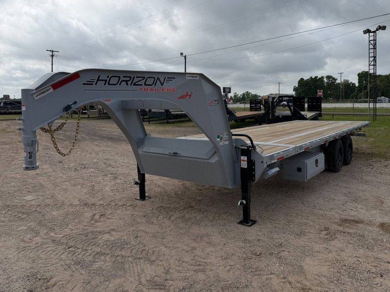 28' Horizon FTS Gooseneck Hydraulic Deckover Tilt Trailer - 10K Axles 015109 - Stryker Dealership Group