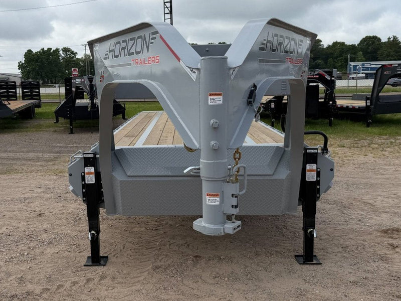 28' Horizon FTS Gooseneck Hydraulic Deckover Tilt Trailer - 10K Axles 015109 - Stryker Dealership Group