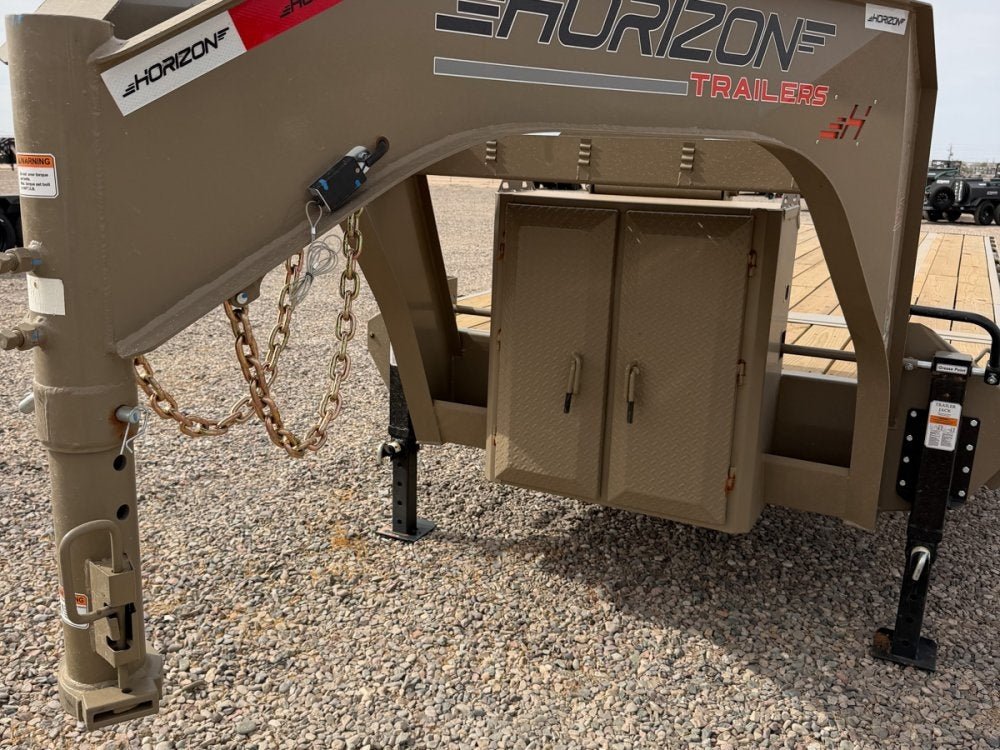 28' Horizon FTS Gooseneck Hydraulic Deckover Tilt Trailer - 10K Axles 016527 - Stryker Dealership Group