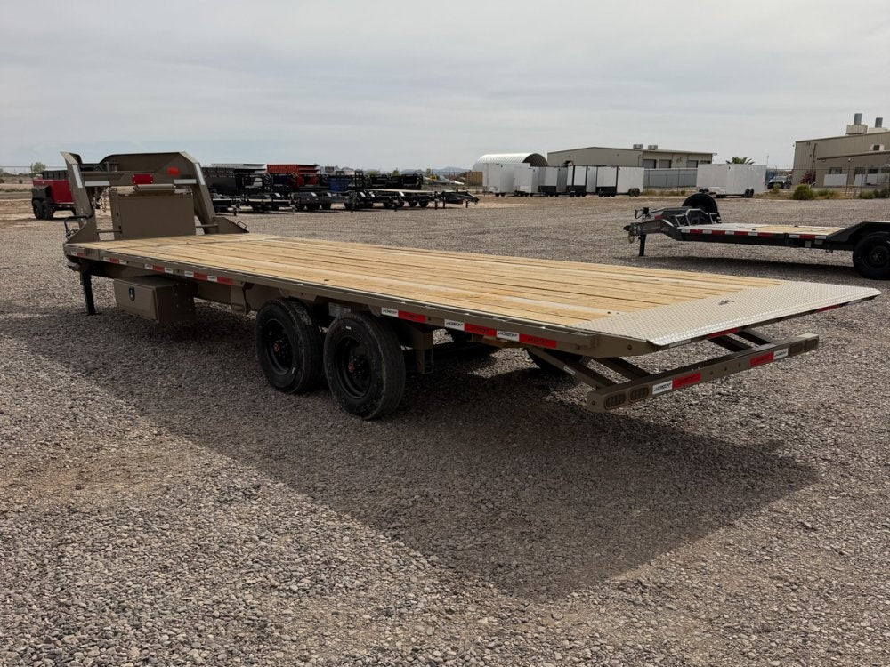 28' Horizon FTS Gooseneck Hydraulic Deckover Tilt Trailer - 10K Axles 016527 - Stryker Dealership Group