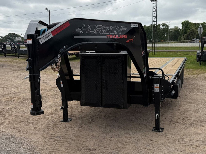 28' Horizon FTS Gooseneck Hydraulic Deckover Tilt Trailer - 10K Axles 016529 - Stryker Dealership Group