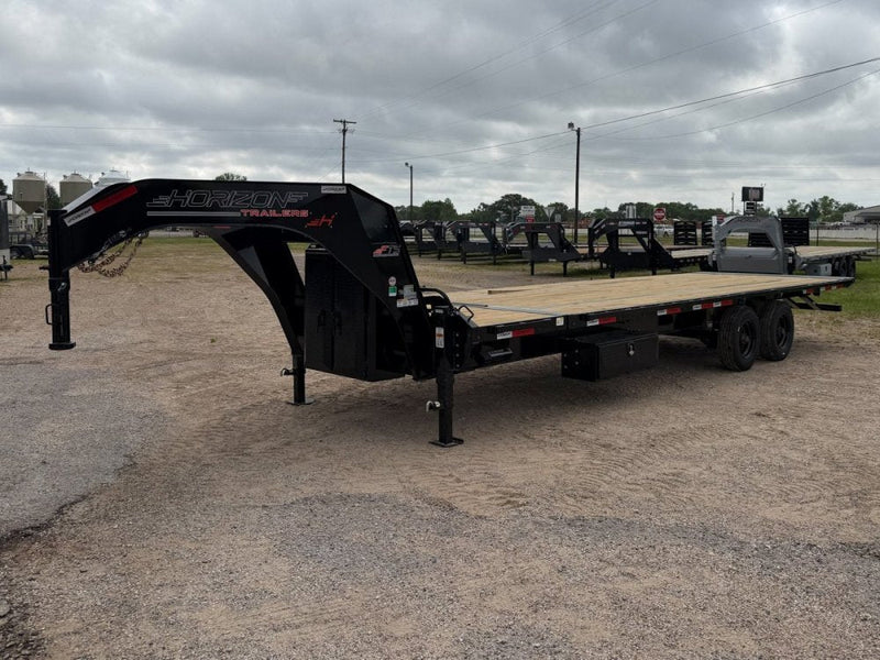 28' Horizon FTS Gooseneck Hydraulic Deckover Tilt Trailer - 10K Axles 016529 - Stryker Dealership Group
