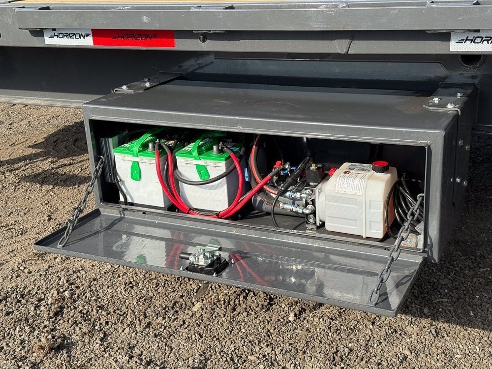 28' Horizon FTS Gooseneck Hydraulic Deckover Tilt Trailer - 10K Axles 15107 - Stryker Dealership Group