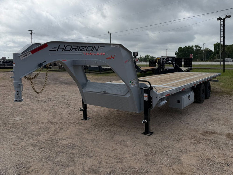 28' Horizon FTS Gooseneck Hydraulic Deckover Tilt Trailer - 10K Axles 15109 - Stryker Dealership Group