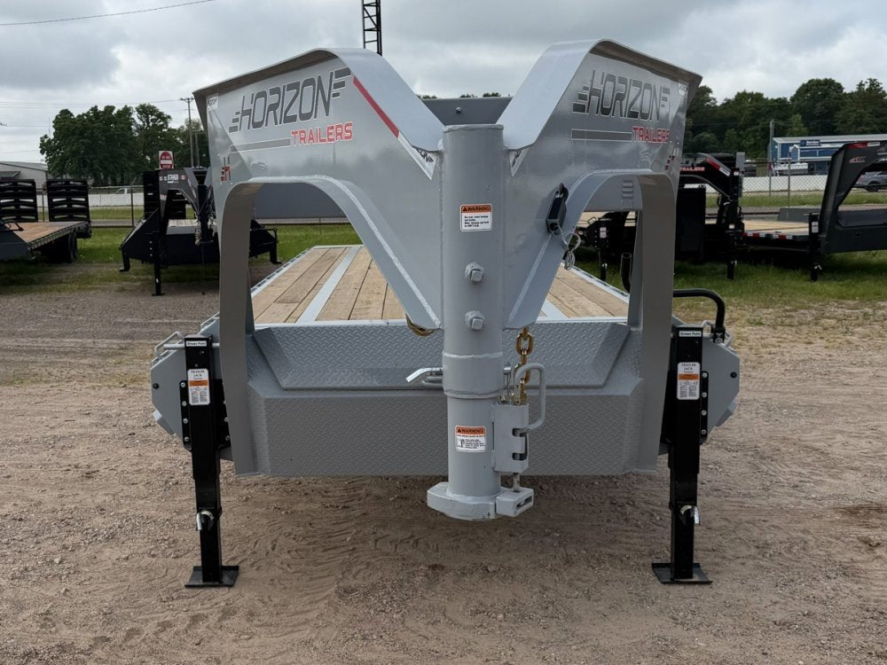 28' Horizon FTS Gooseneck Hydraulic Deckover Tilt Trailer - 10K Axles 15109 - Stryker Dealership Group