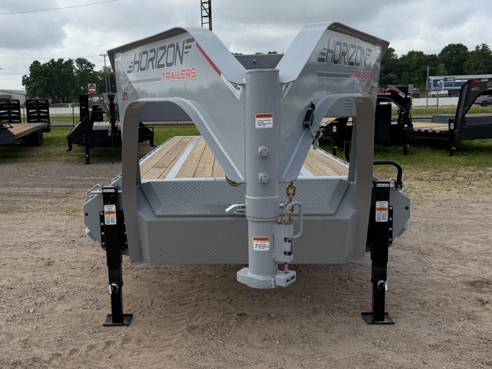 28' Horizon FTS Gooseneck Hydraulic Deckover Tilt Trailer - 10K Axles 15109 - Stryker Dealership Group