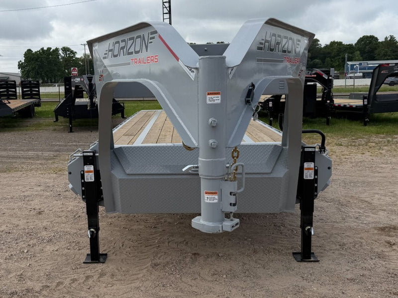 28' Horizon FTS Gooseneck Hydraulic Deckover Tilt Trailer - 10K Axles 15109 - Stryker Dealership Group