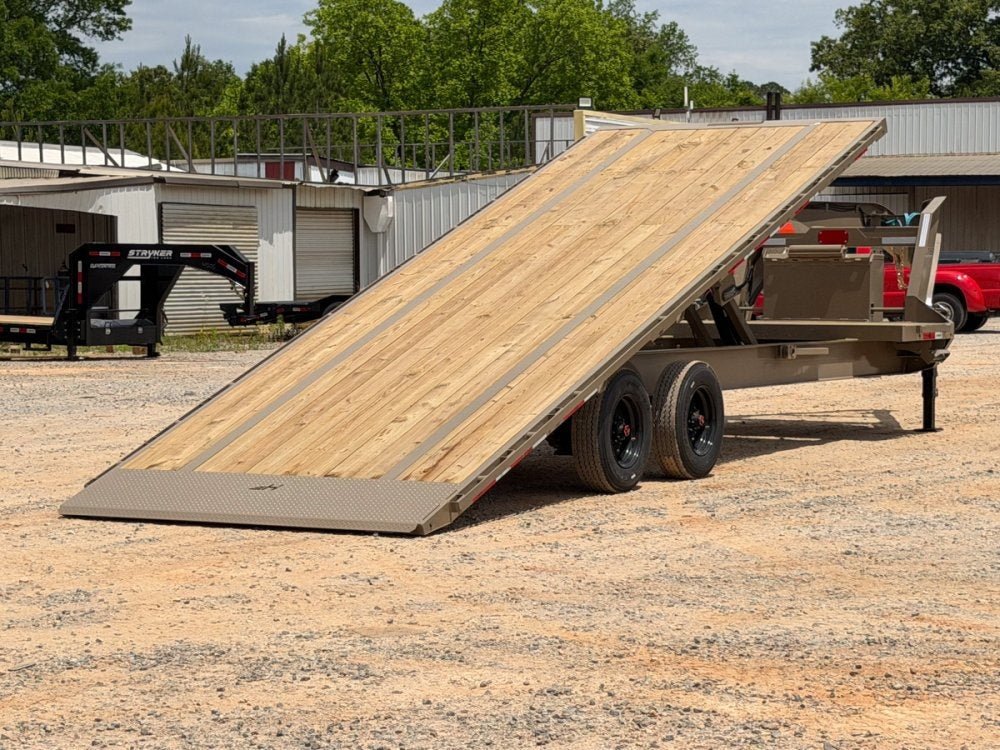 28' Horizon FTS Gooseneck Hydraulic Deckover Tilt Trailer - 10K Axles 16528 - Stryker Dealership Group