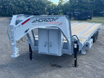 28' Horizon FTS Gooseneck Hydraulic Deckover Tilt Trailer - (2) 10K Axles 016534 - Stryker Dealership Group