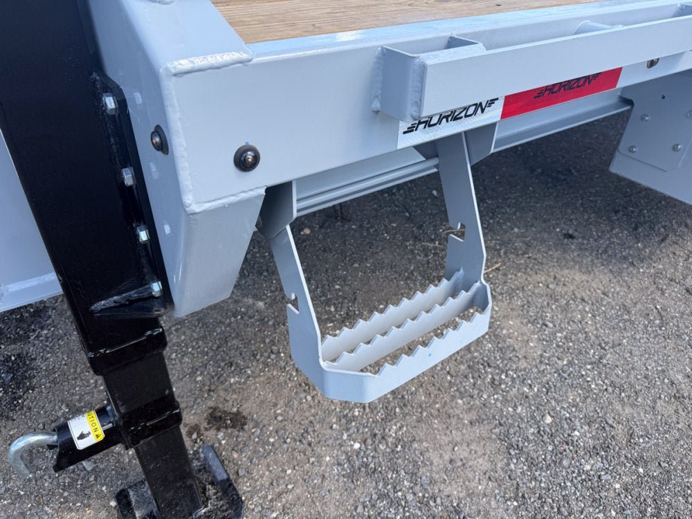 28' Horizon FTS Gooseneck Hydraulic Deckover Tilt Trailer - (2) 10K Axles 016534 - Stryker Dealership Group